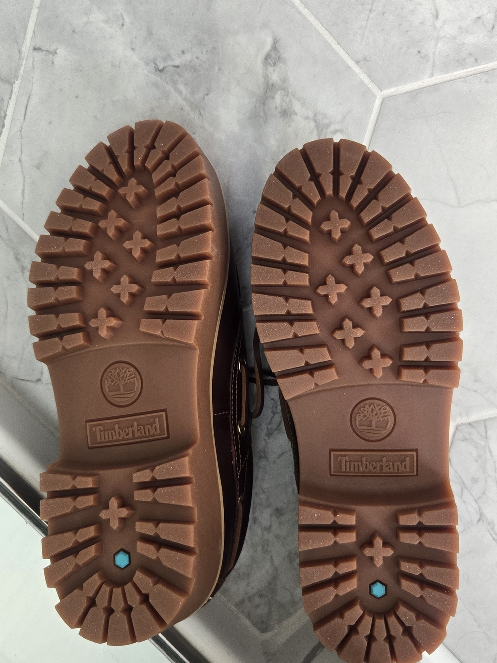 Timberland Brown Leather Womens Platform Boat Shoes - Unboxed Unworn - Picture 3 of 6